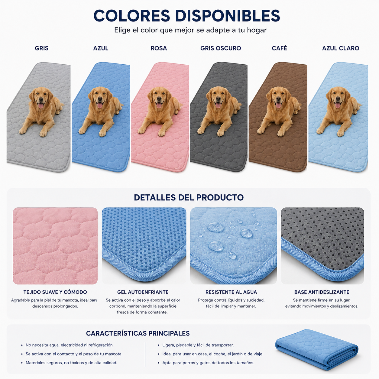 Alfombra Refrescante para Perros y Gatos