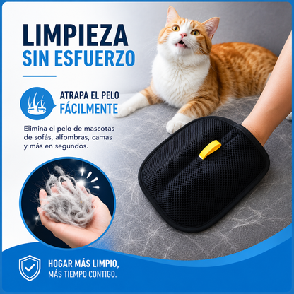 Guante Removedor de Pelo y Masaje para Mascotas