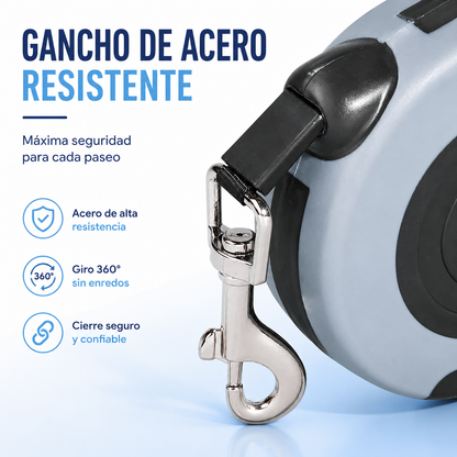 Correa Retráctil Resistente de 3m y 5m