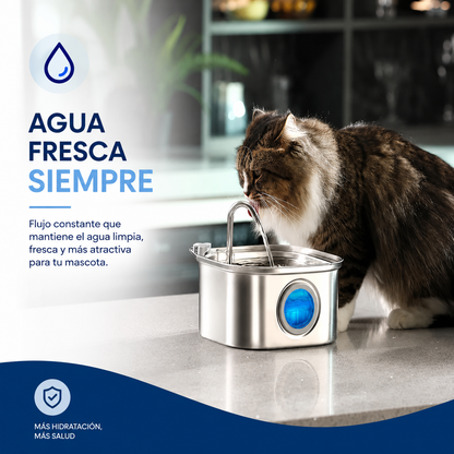 Alimentador de agua de acero inoxidable de 3,2L