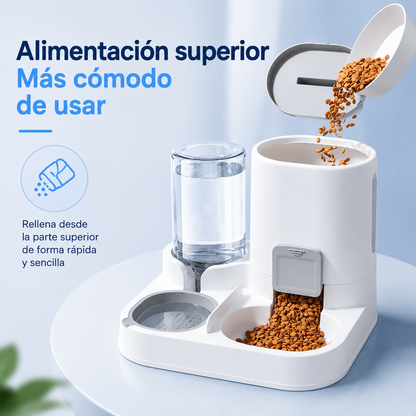 Dispensador Automático de Agua y Comida para Gatos