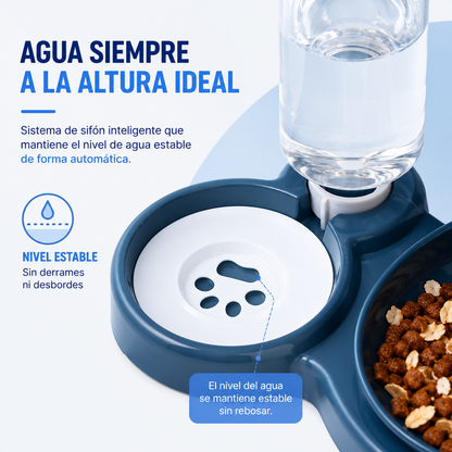 Comedero Ergonómico 3 en 1 para Gatos