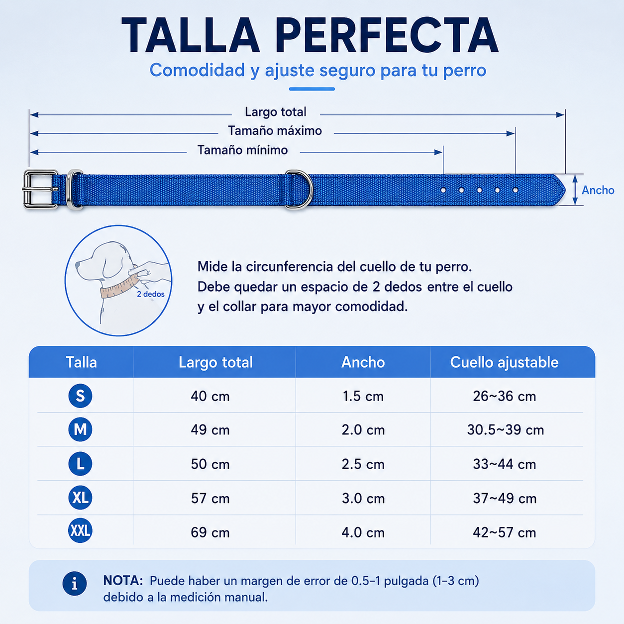 Collar Resistente para Perros de Todas las Razas