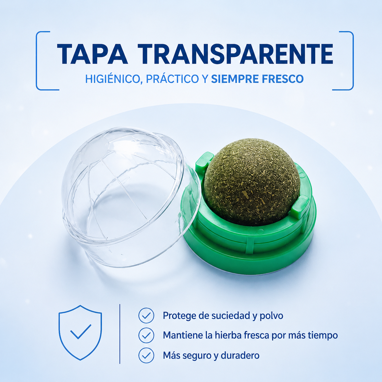 Bola de Hierba Gatera Natural para Gatos