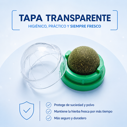 Bola de Hierba Gatera Natural para Gatos