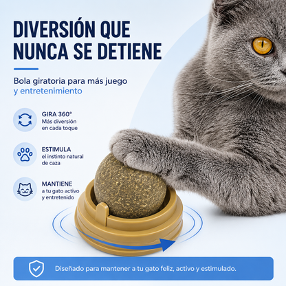 Bola de Hierba Gatera Natural para Gatos