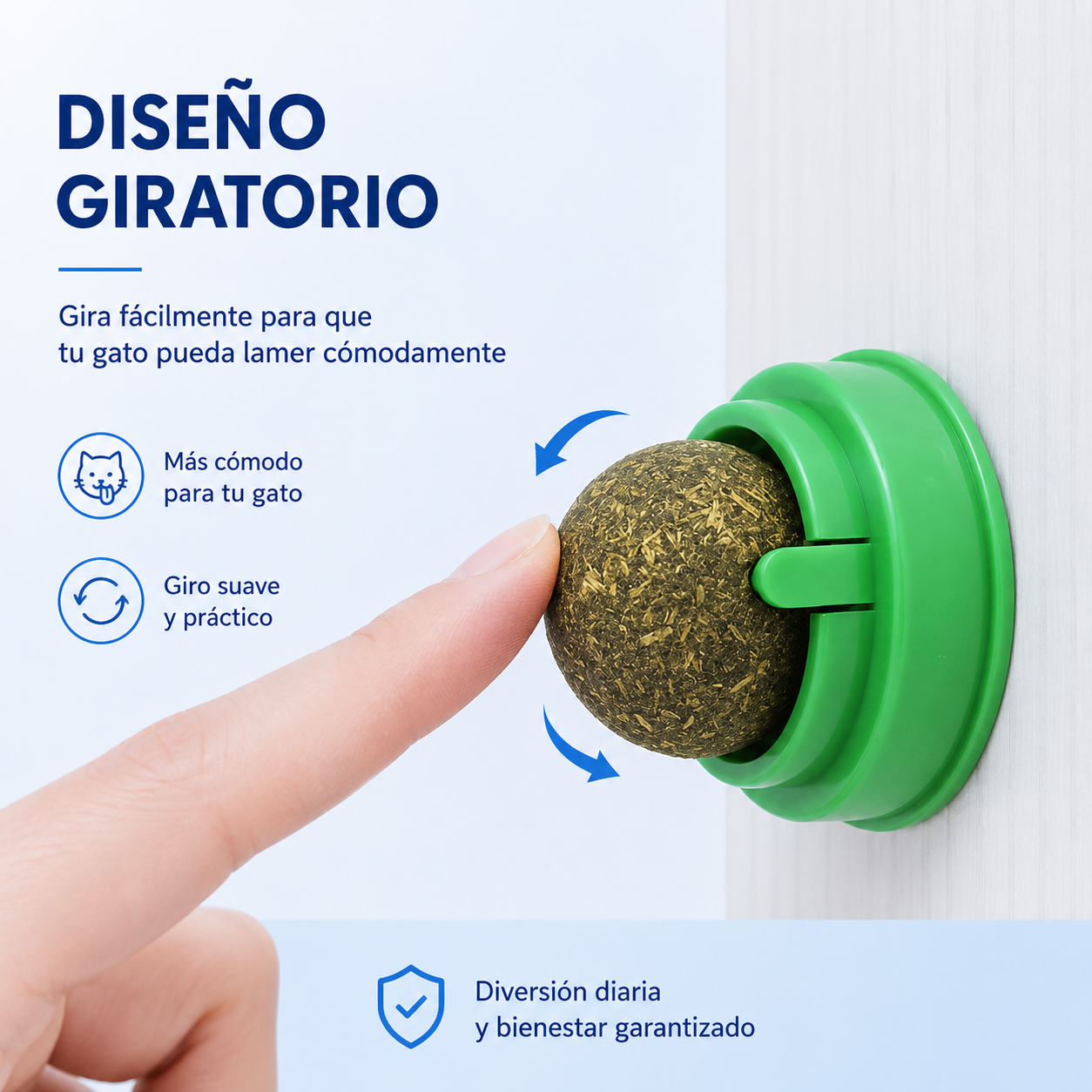 Bola de Hierba Gatera Natural para Gatos