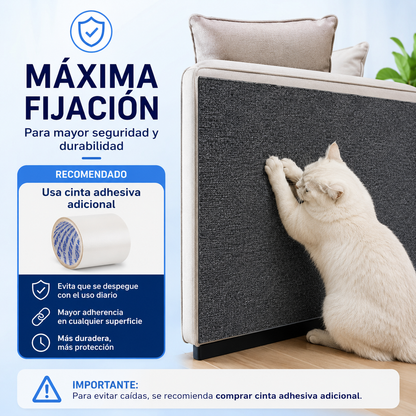 Alfombra Rascadora Adhesiva Restora para Gatos (Recortable DIY)