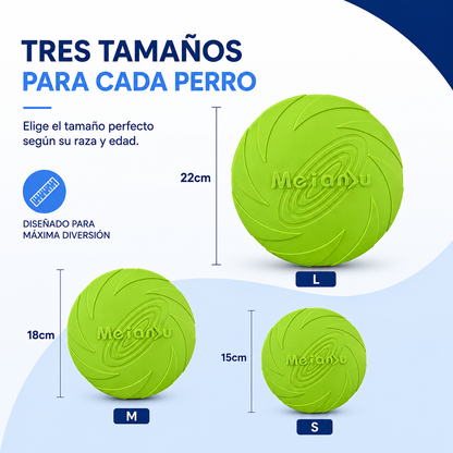 Frisbee para Perros – Resistente a Mordeduras