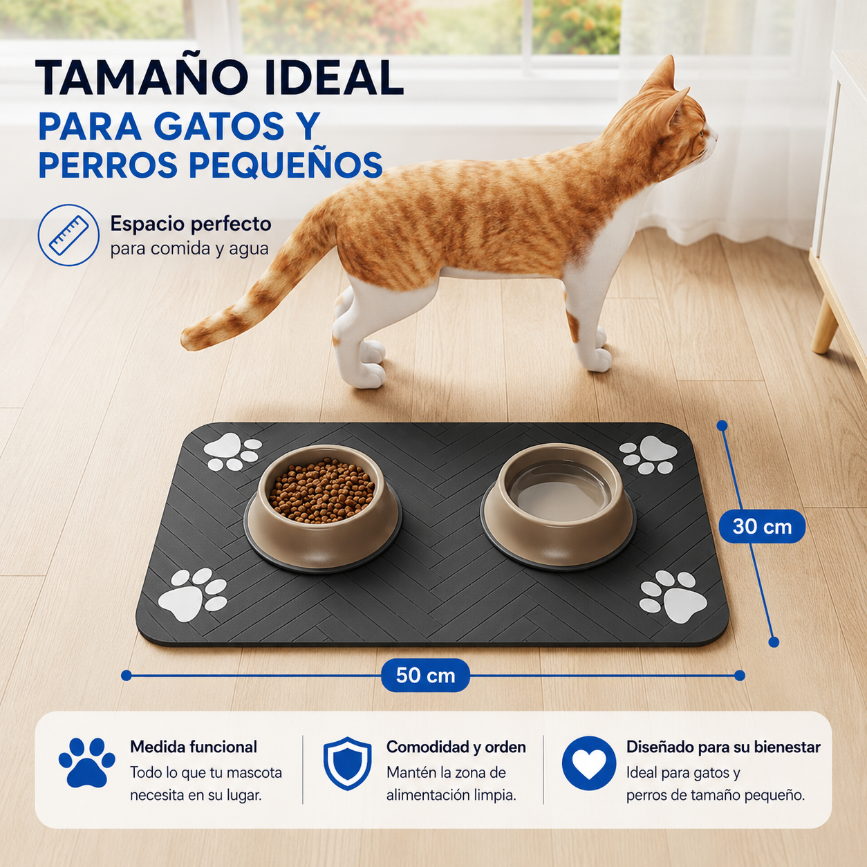 Tapete Absorbente para Mascotas Impermeable