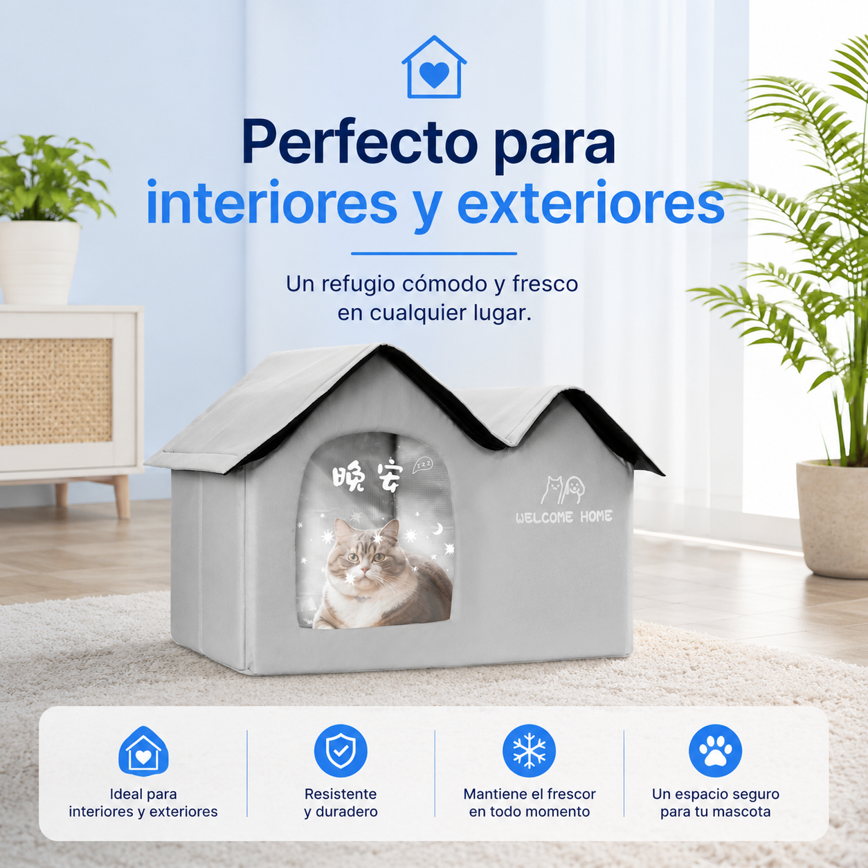 Casa Refrescante para Mascotas