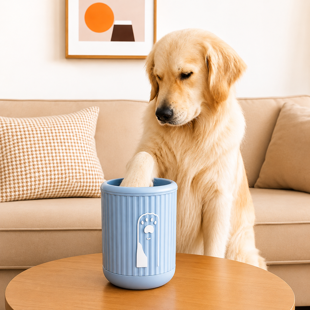 Taza Automática para Lavar Patas de Mascotas