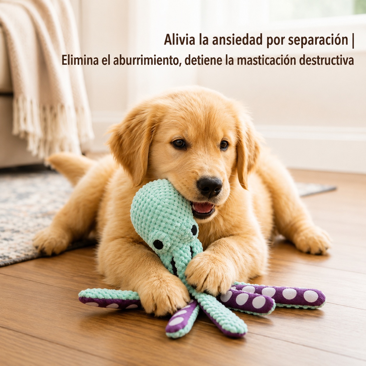 Juguete para Perro con Sonido de Pulpo