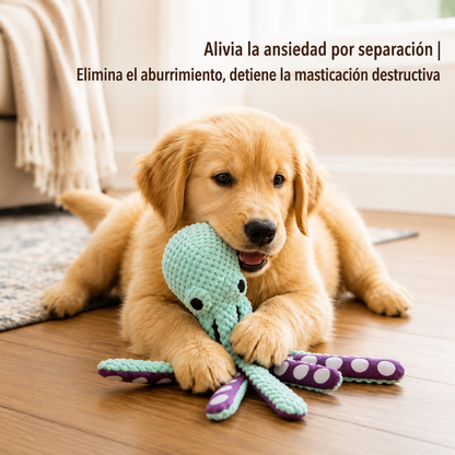 Juguete para Perro con Sonido de Pulpo