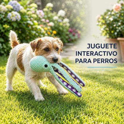Juguete para Perro con Sonido de Pulpo