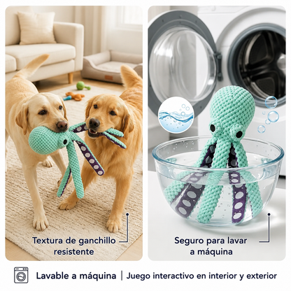 Juguete para Perro con Sonido de Pulpo