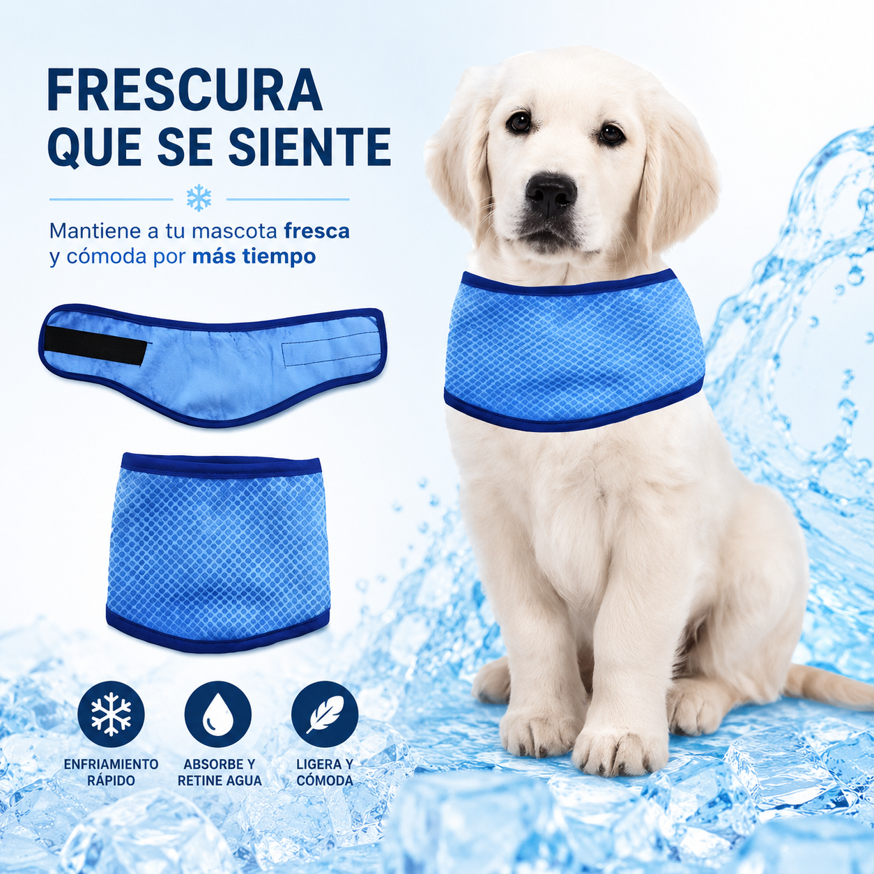 Bandana Refrigerante para Mascotas