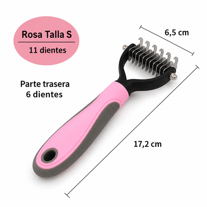 Cepillo Quitapelos para Mascotas – Elimina Nudos y Pelo Suelto