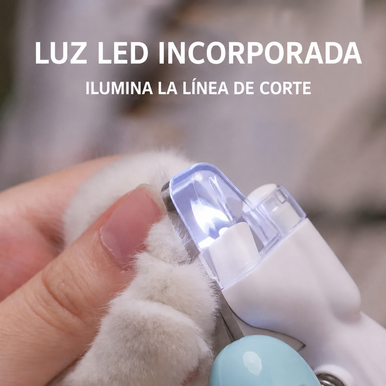 Cortauñas LED para Mascotas – Corte Seguro y Preciso