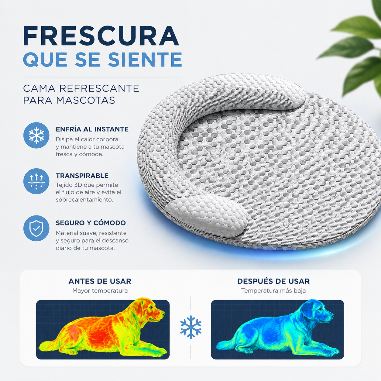 Cama Refrescante para Mascotas