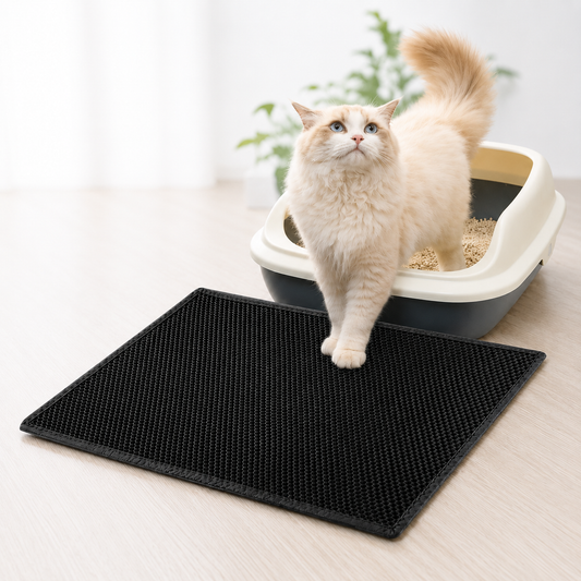 Alfombra Recoge Arena Impermeable para Gatos