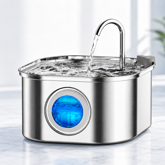 Alimentador de agua de acero inoxidable de 3,2L