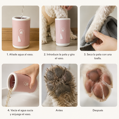 Taza automática Lavapatas