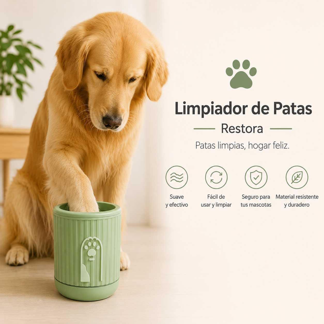 Taza automática Lavapatas
