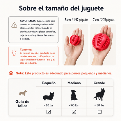 Bola de juguete para perros