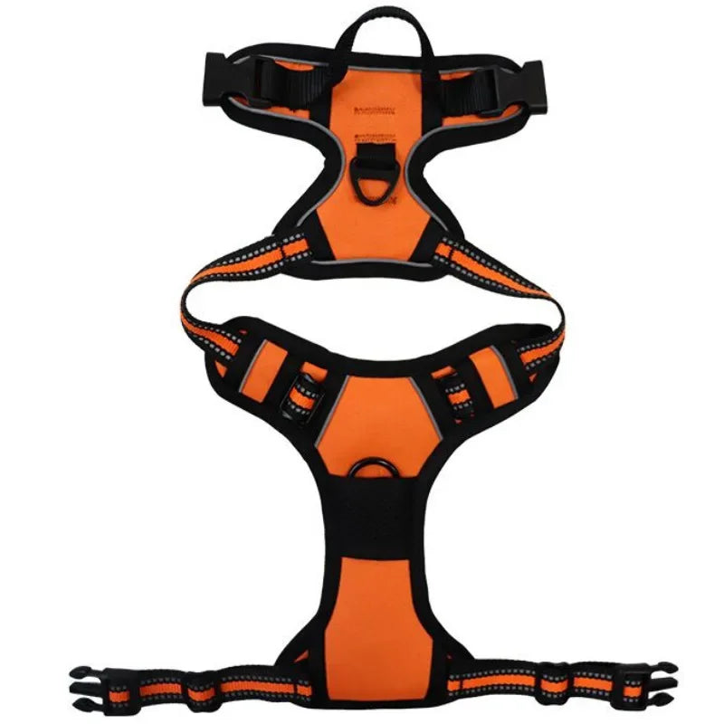 Arnés Reflectante para Perros con Correa – Ajustable y Transpirable