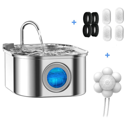 Alimentador de agua de acero inoxidable de 3,2L