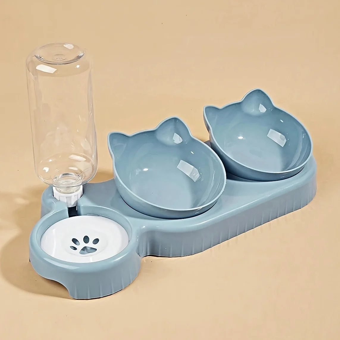 Comedero Ergonómico 3 en 1 para Gatos