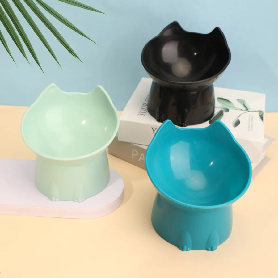 Cuenco Elevado Antivuelco para Gatos