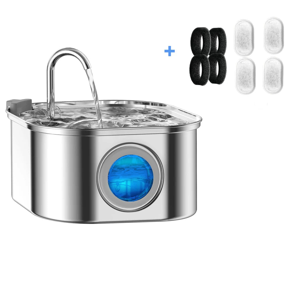Alimentador de agua de acero inoxidable de 3,2L