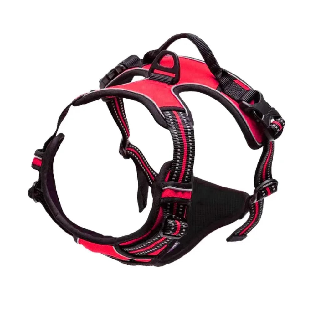 Arnés Reflectante para Perros con Correa – Ajustable y Transpirable