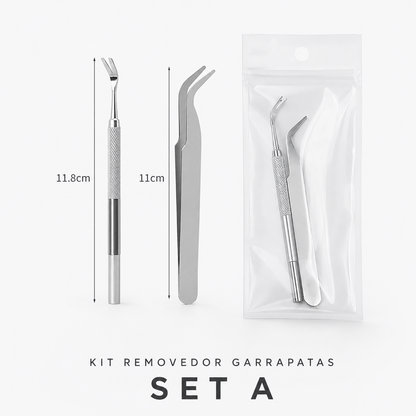 Kit Removedor de Garrapatas para Mascotas