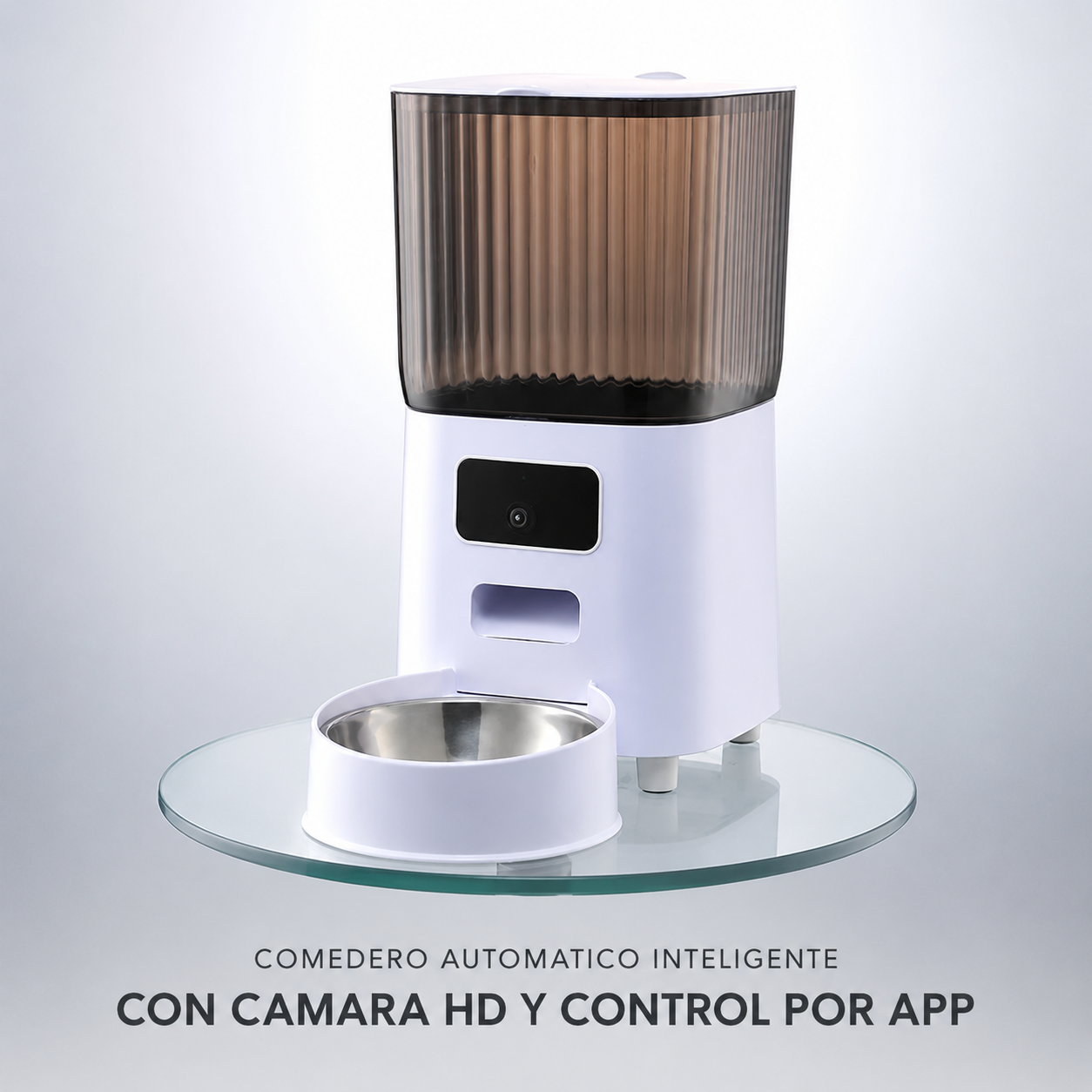 Comedero Automático Inteligente con Cámara HD y Control por App – 5L