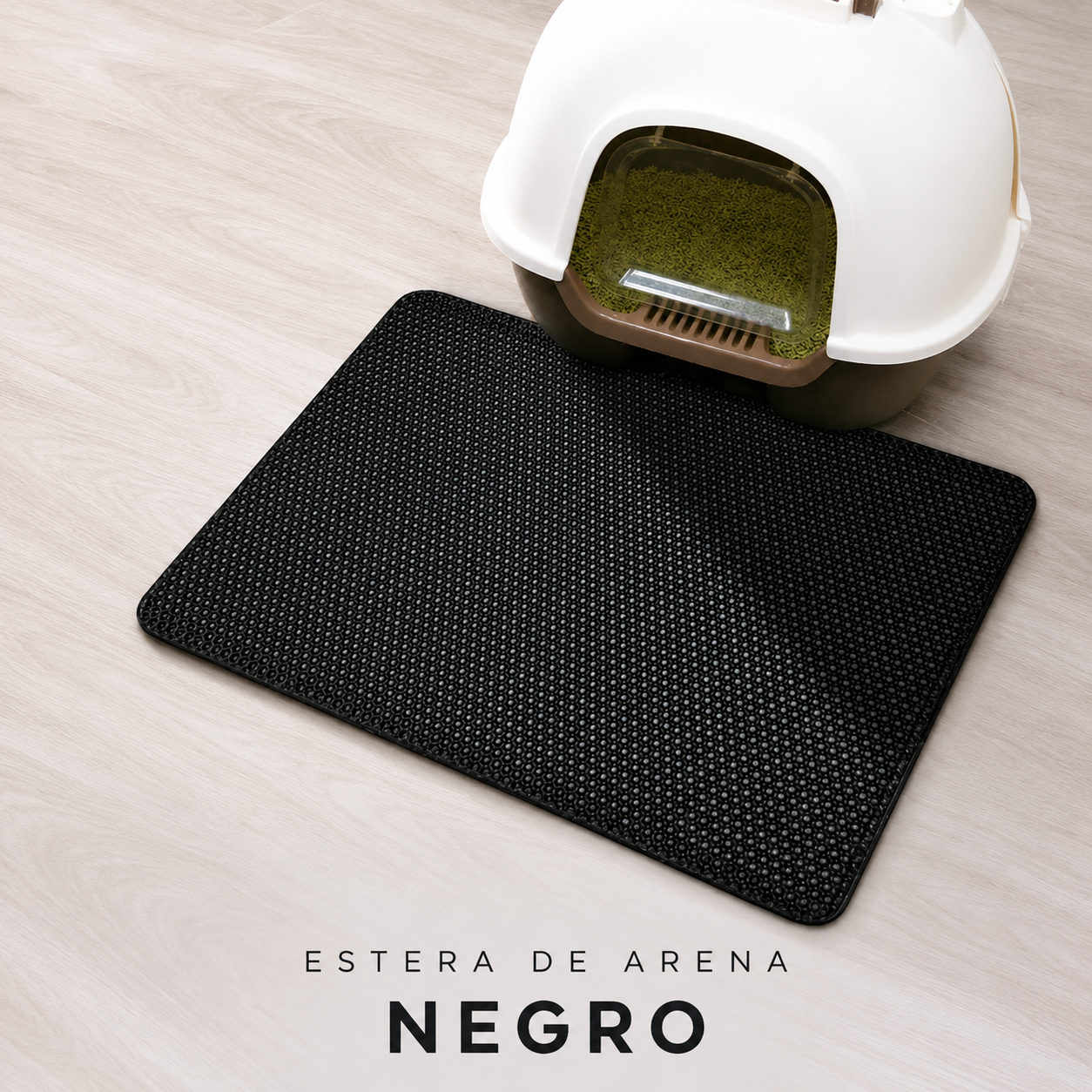 Alfombra Recoge Arena Impermeable para Gatos